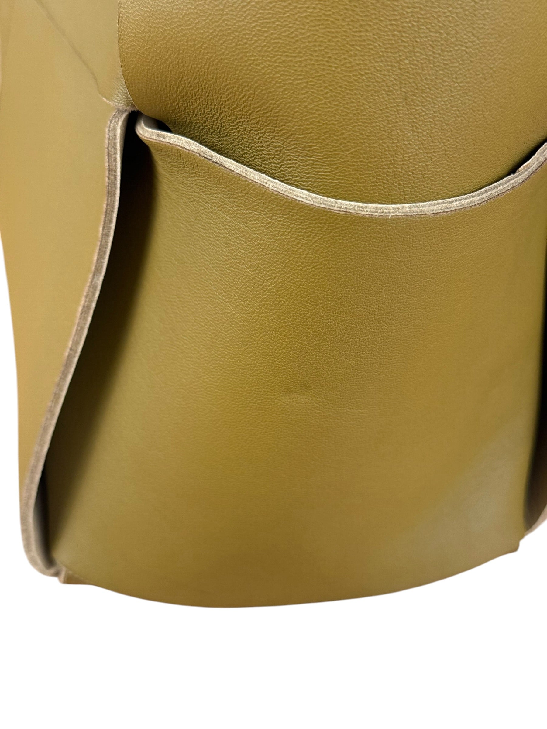 Bottega Veneta Muted Olive Intreccio Arco Woven Leather Tote