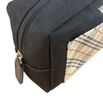 Burberry Vintage Black Nova Check Cosmetic Pouch