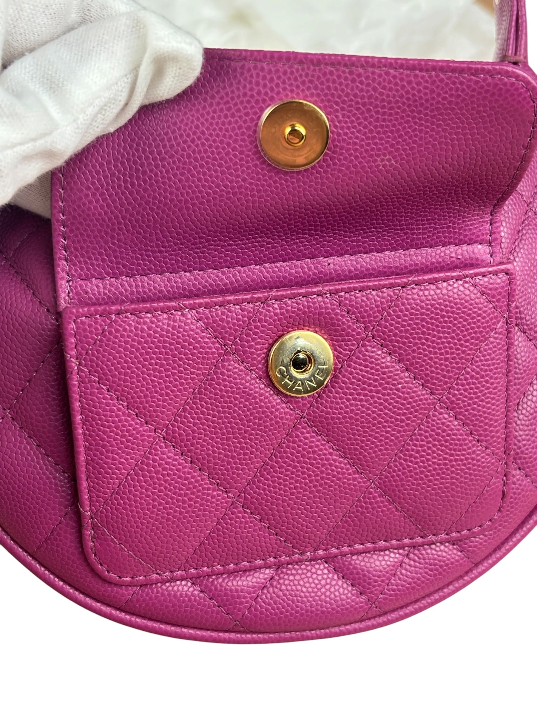 Chanel Caviar Polly Pocket Mini Hobo Bag 2023