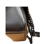 Gucci Black GG Marmont Small Shoulder Bag