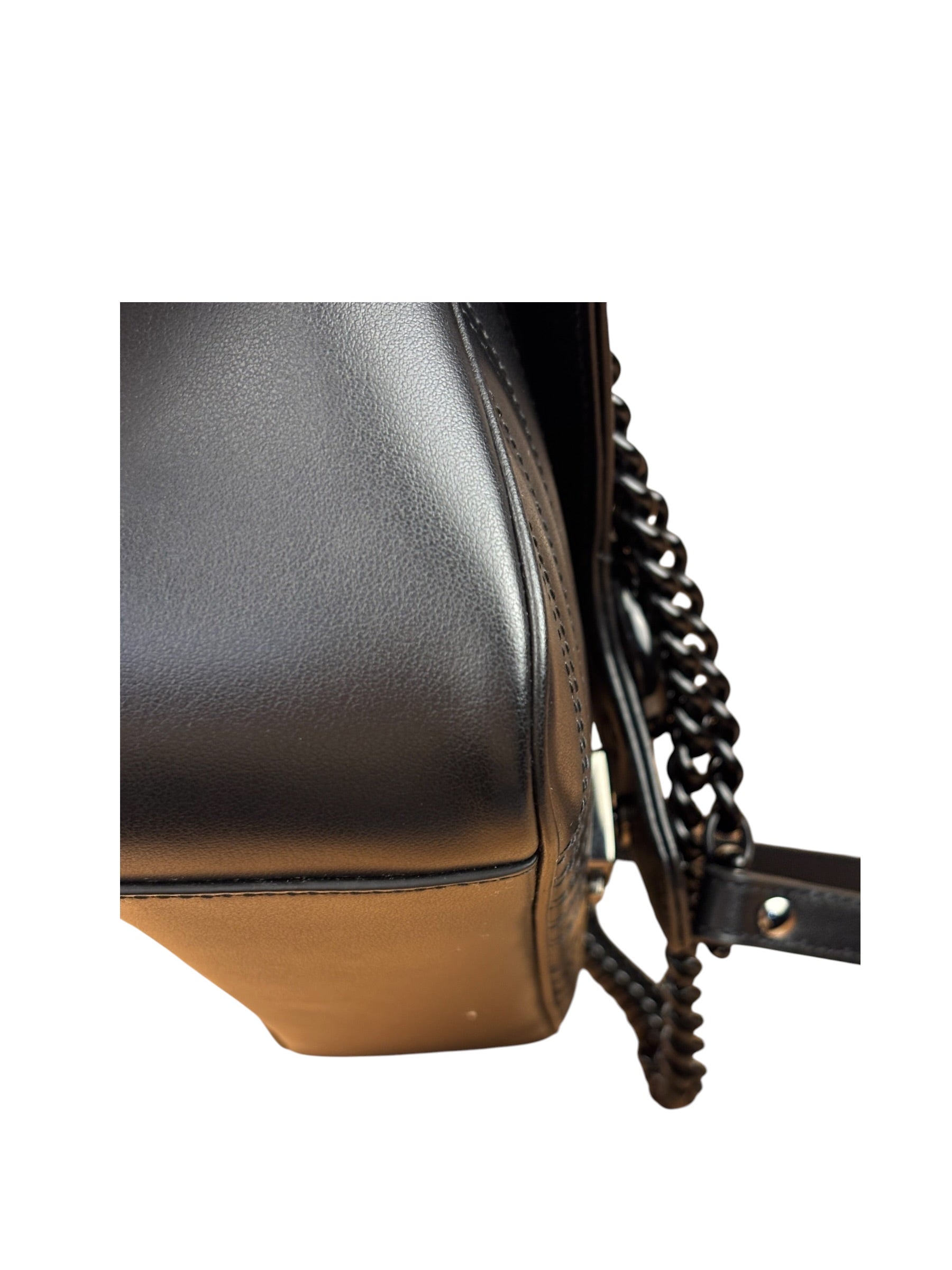 Gucci Black GG Marmont Small Shoulder Bag