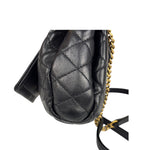 Saint Laurent Black Nolita Matelasse Leather Shoulder Bag
