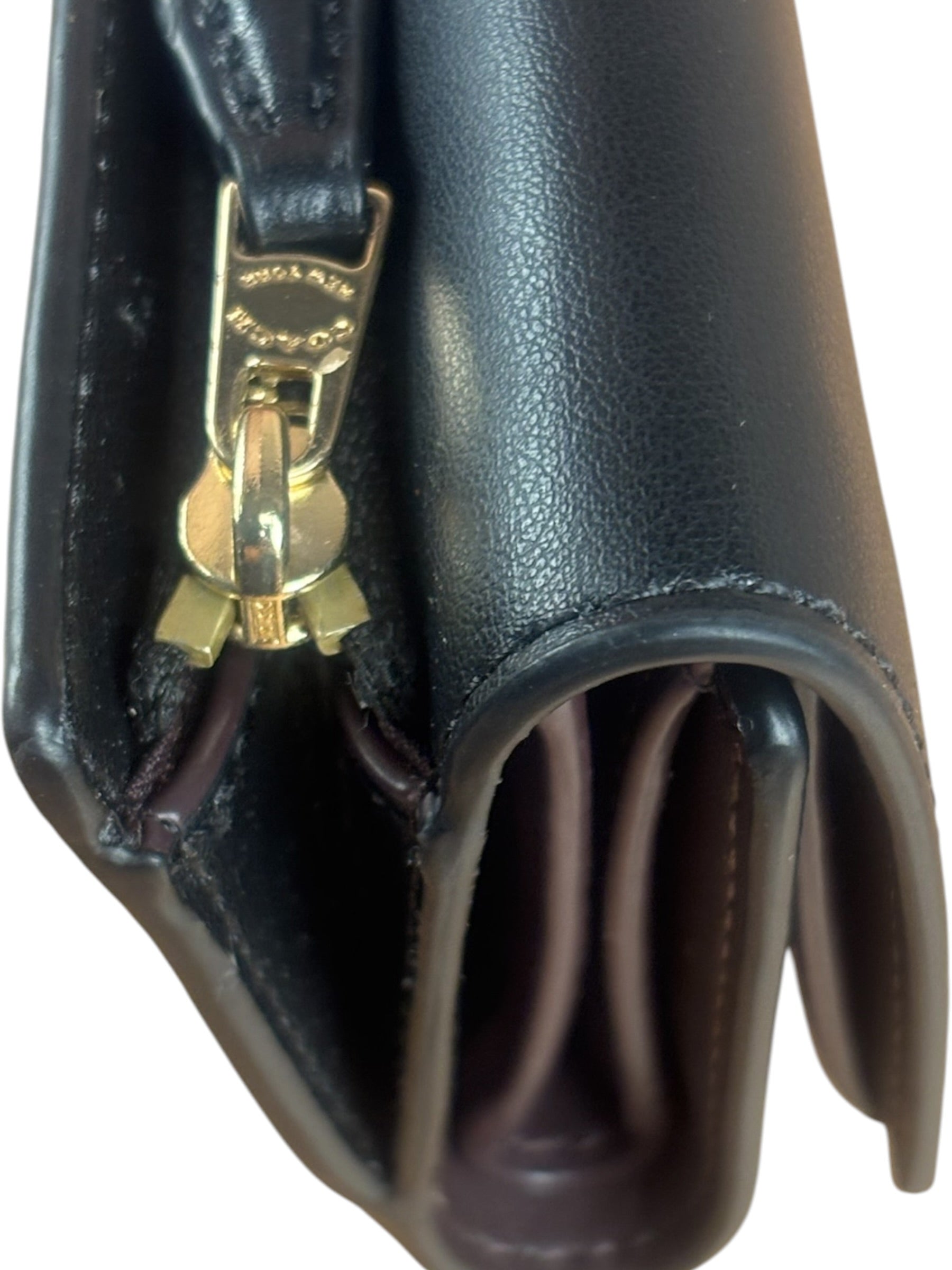 Coach Multicolor Leather Mini Tri-Fold Zip Wallet