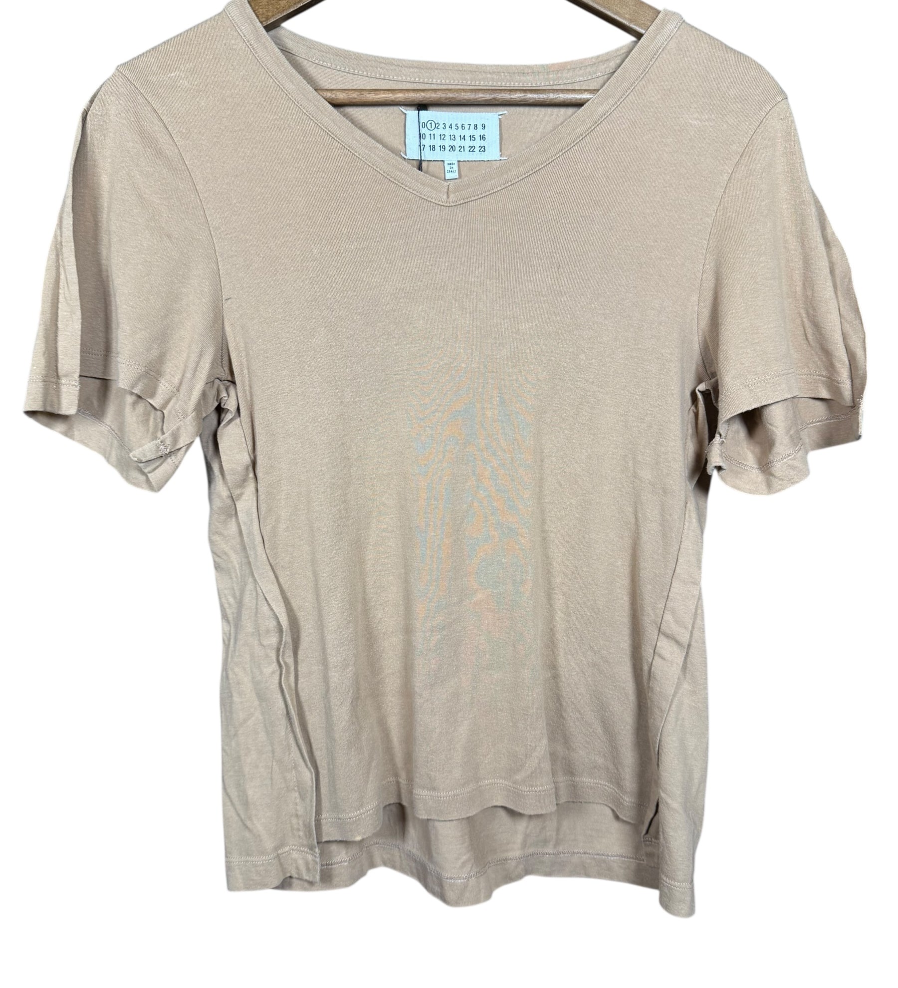 Maison Margiela Short Sleeve Top Tan