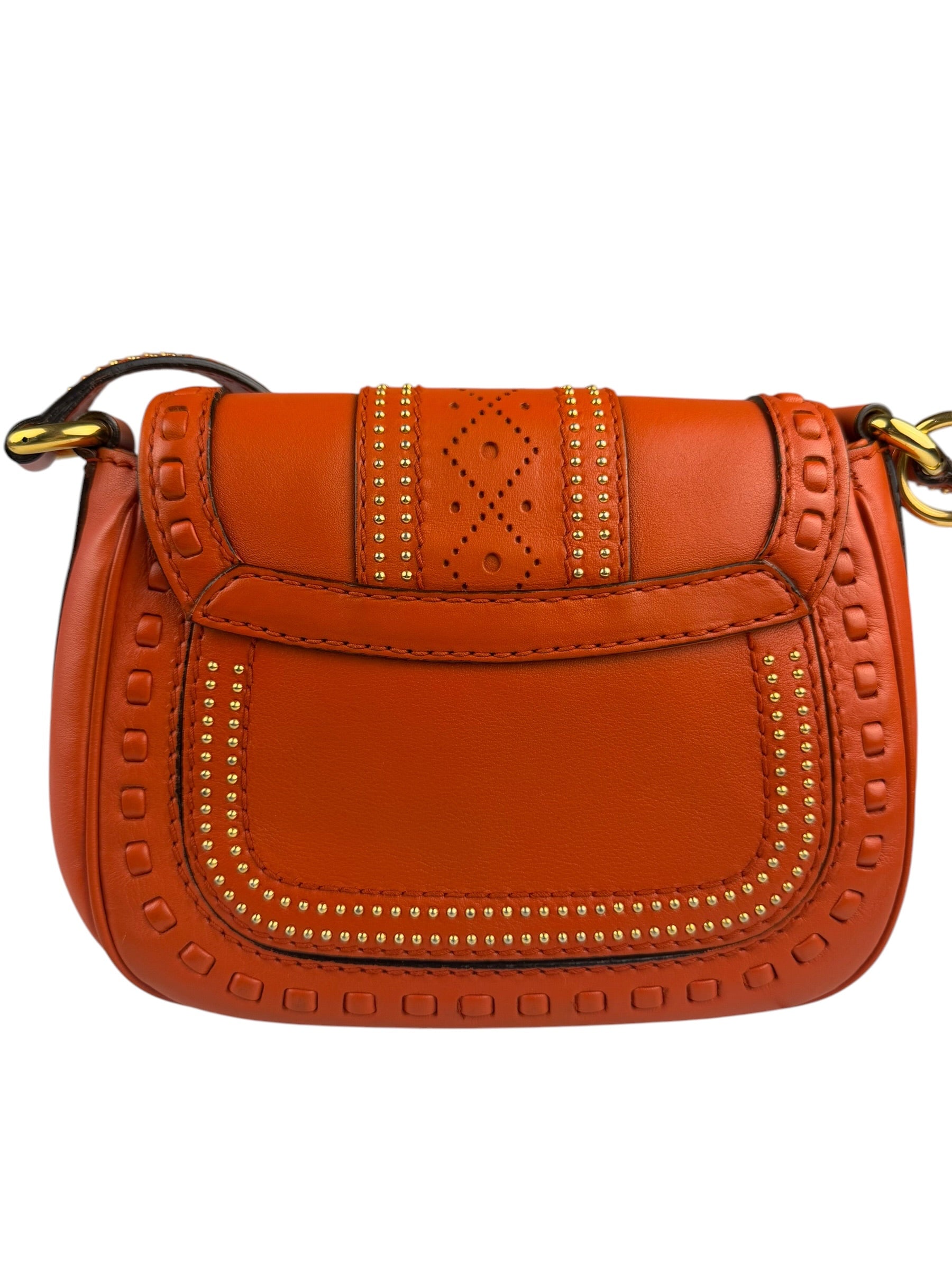 Gucci Orange Leather Snaffle Shoulder Bag