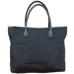 Gucci Vintage Black Nylon Leather Trim Tote Bag