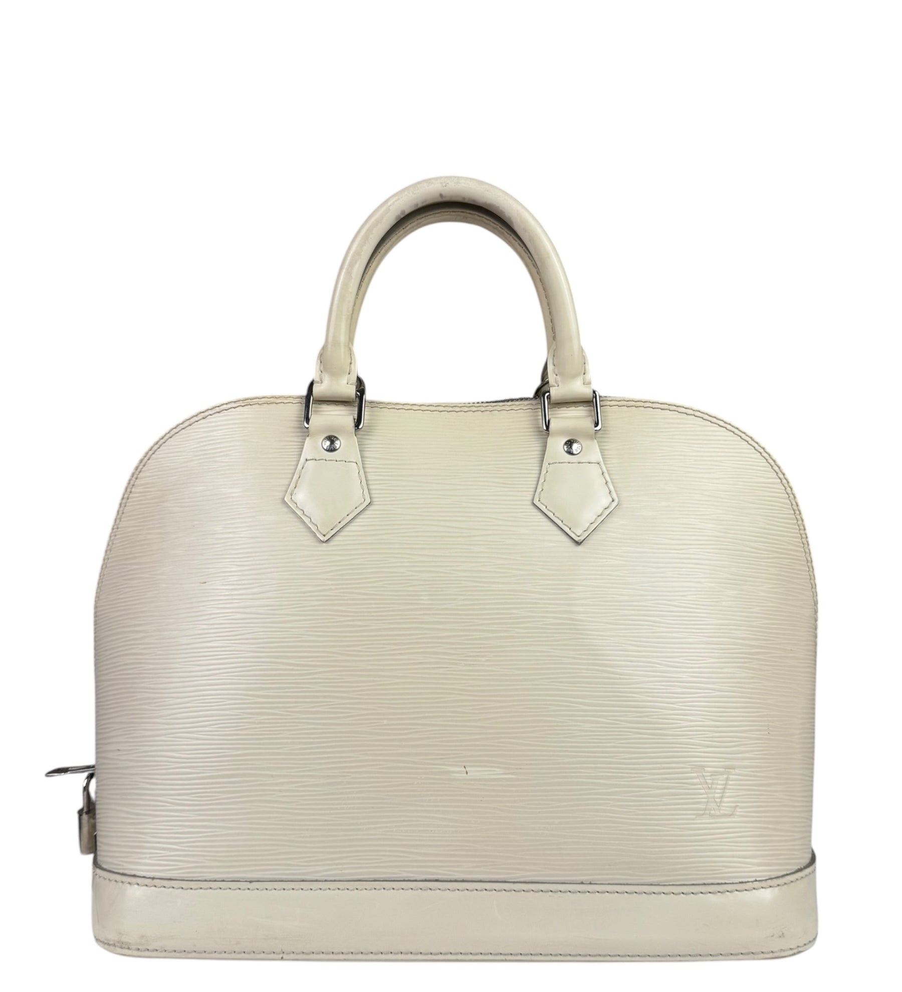 Louis Vuitton Ivorie Epi Leather Alma Handbag MM