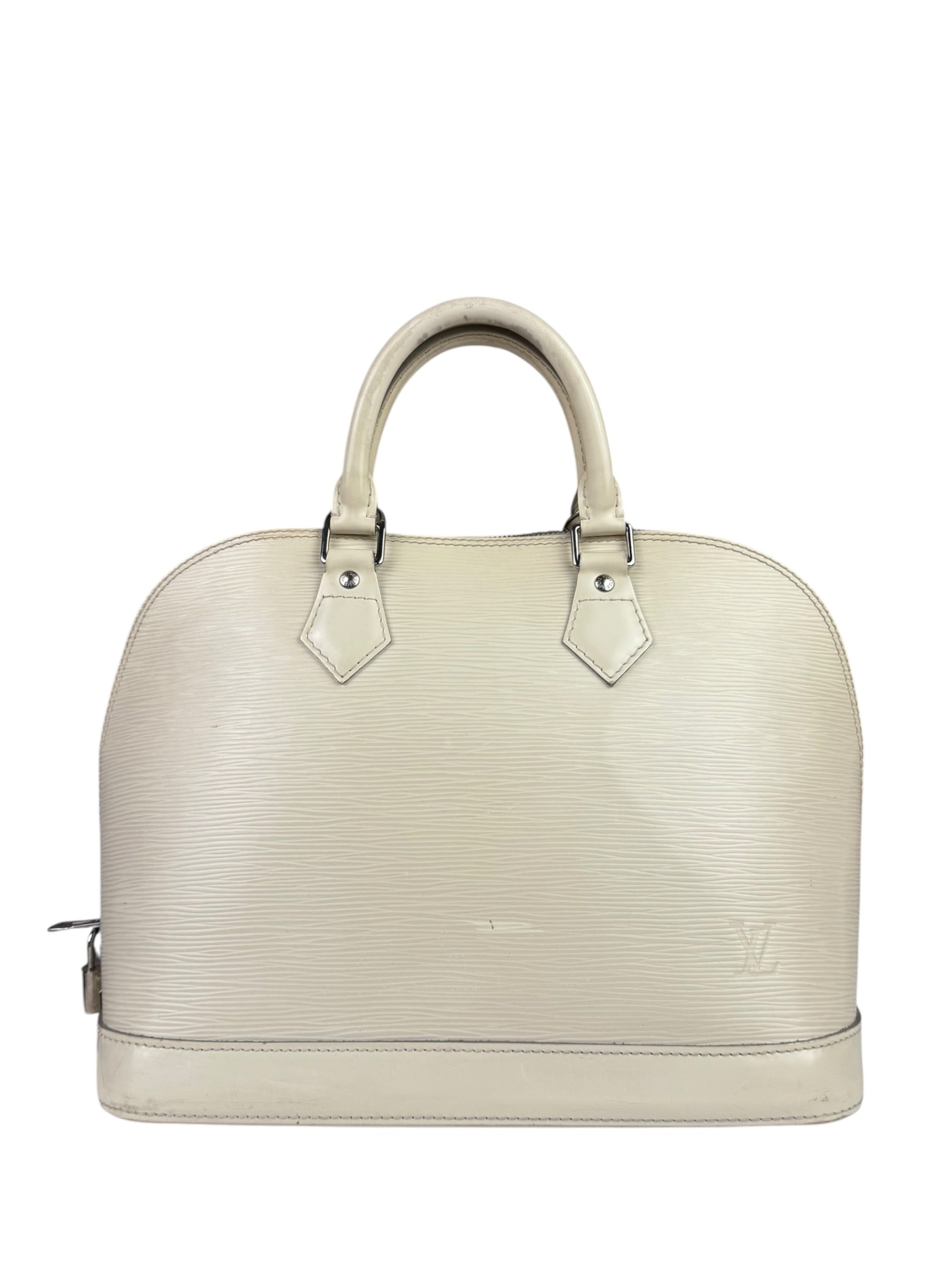 Louis Vuitton Ivorie Epi Leather Alma Handbag MM
