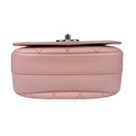 Chanel Pink Stitch Quilt Ring My Bag 2Way Flap 2017