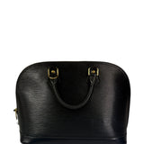 Louis Vuitton Black Epi Leather Alma Handbag PM