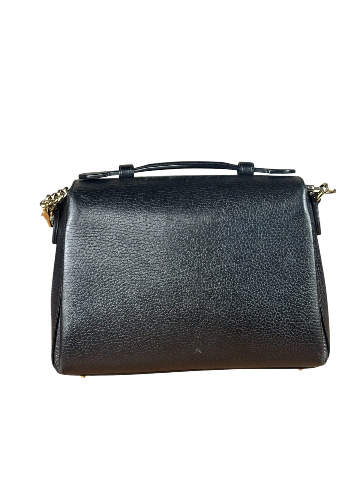 Gucci Black Calfskin Small Dollar Interlocking G Two-Way Bag
