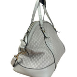 Gucci Vintage Beige Leather GG 2Way Bag
