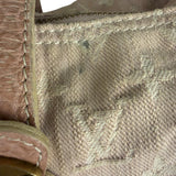 Louis Vuitton Vintage Rose Pink Monogram Denim Slightly Hobo Bag