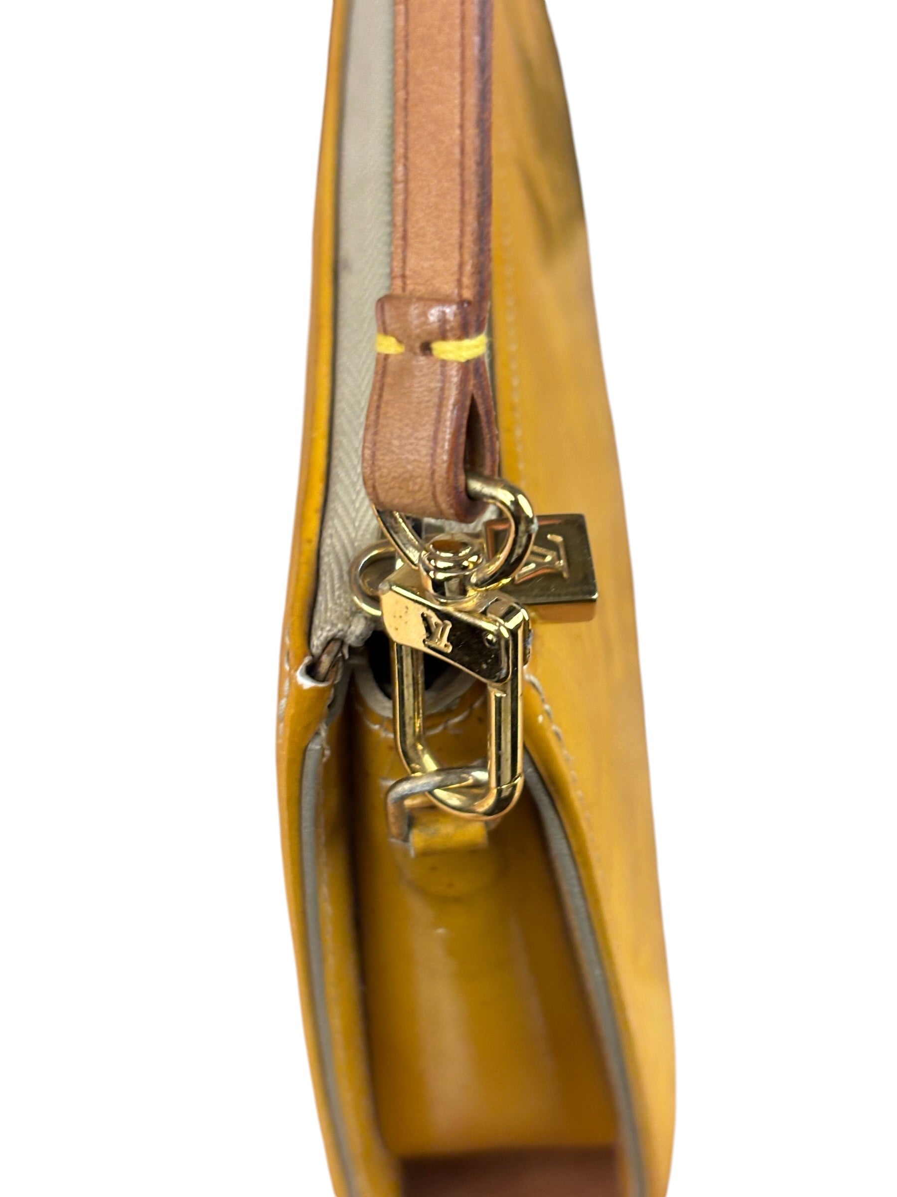 Louis Vuitton Yellow Vernis Lexington Pochette