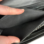 Chanel Black Patent Leather Wallet on Chain 2014