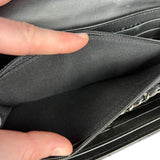 Chanel Black Patent Leather Wallet on Chain 2014