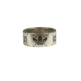 Gucci x Adidas GG Engraved Wide Ring