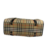Burberry Vintage Haymarket House Small Boston Bag