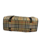 Burberry Vintage Haymarket House Small Boston Bag