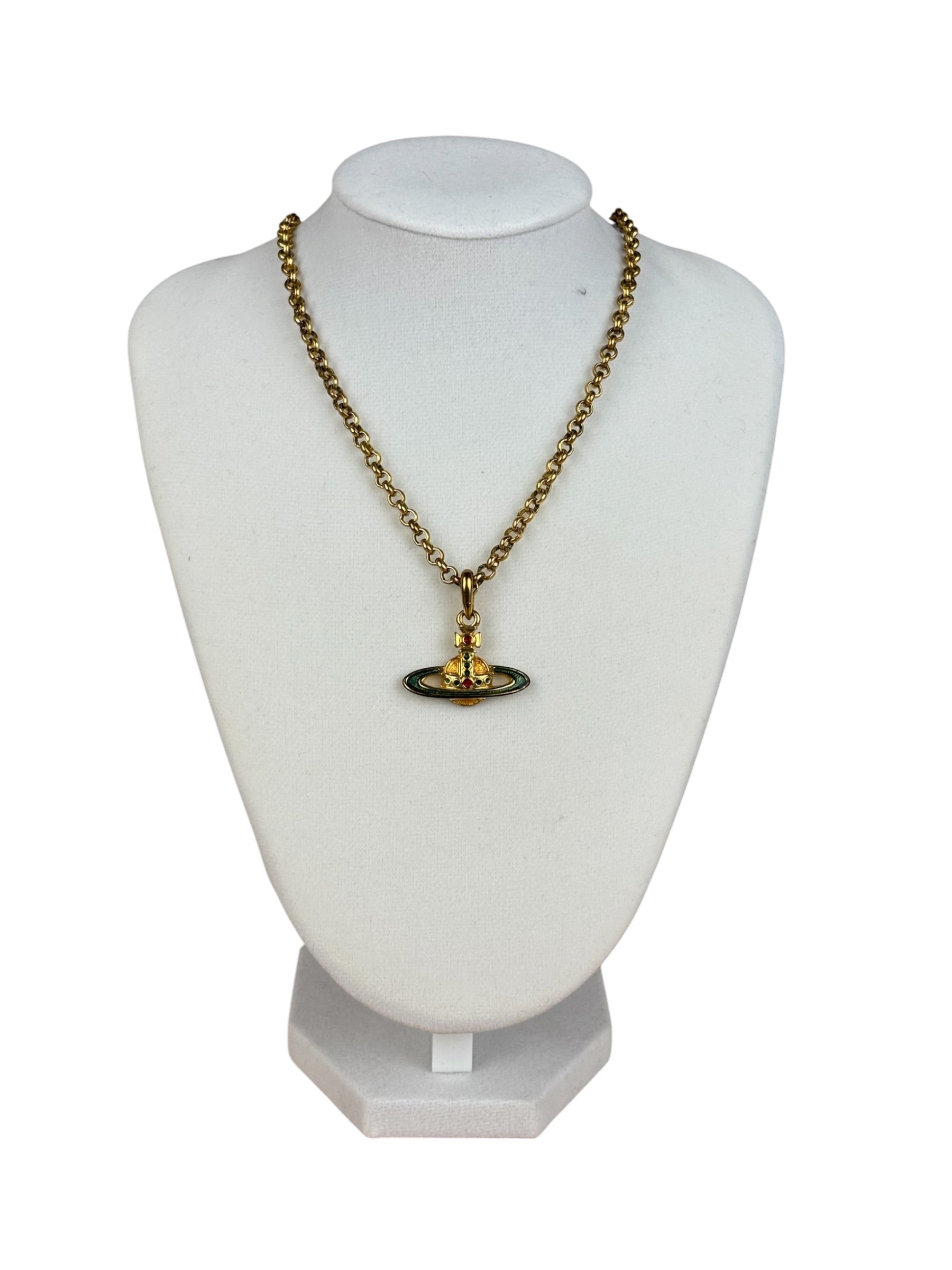 Vivienne Westwood Gold-Tone Pendant Necklace