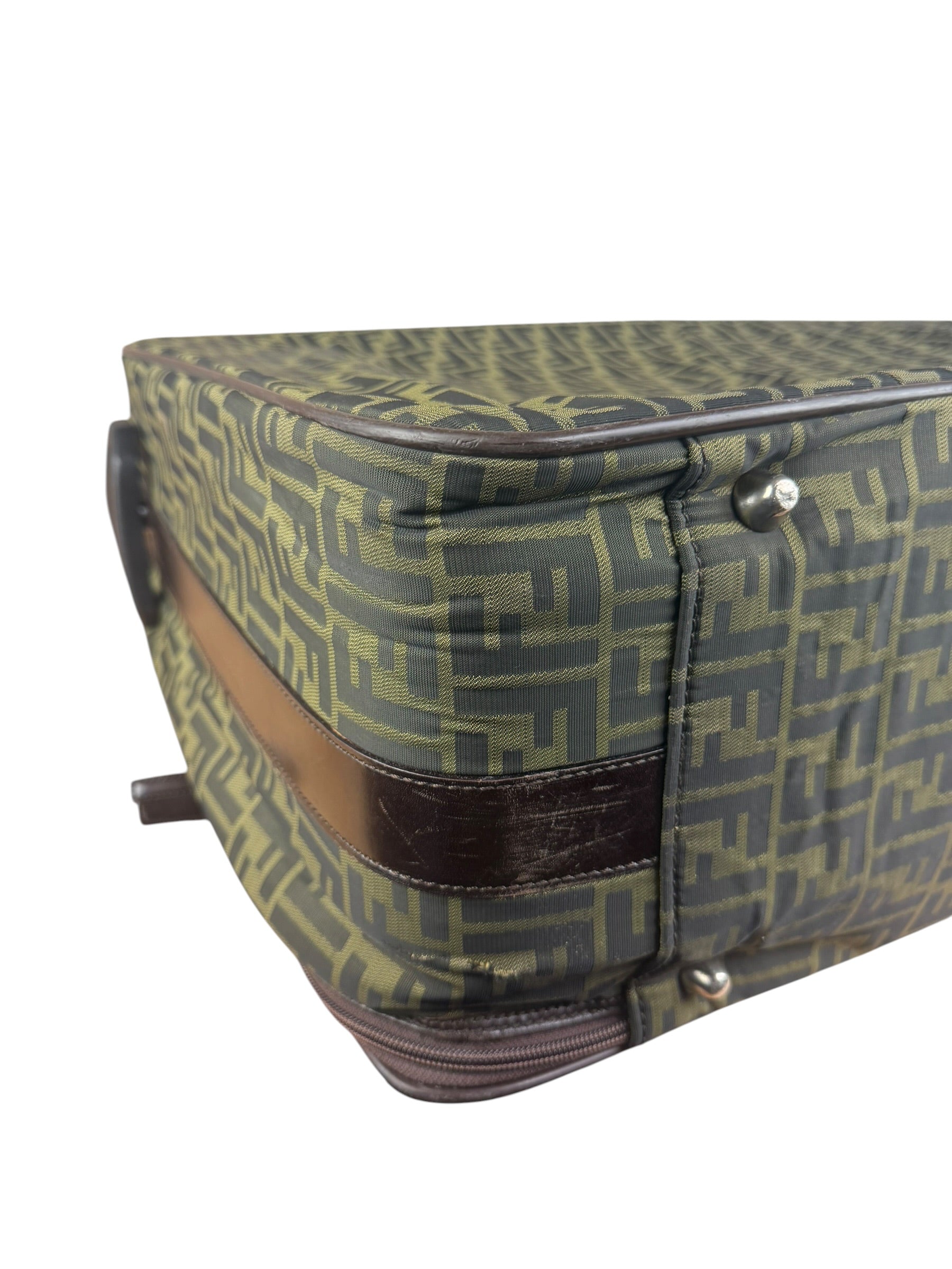 Fendi FF Canvas Suitcase