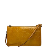 Louis Vuitton Monogram Vernis Pochette Yellow