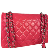Chanel Pink Patent Leather Double Flap Bag 2012