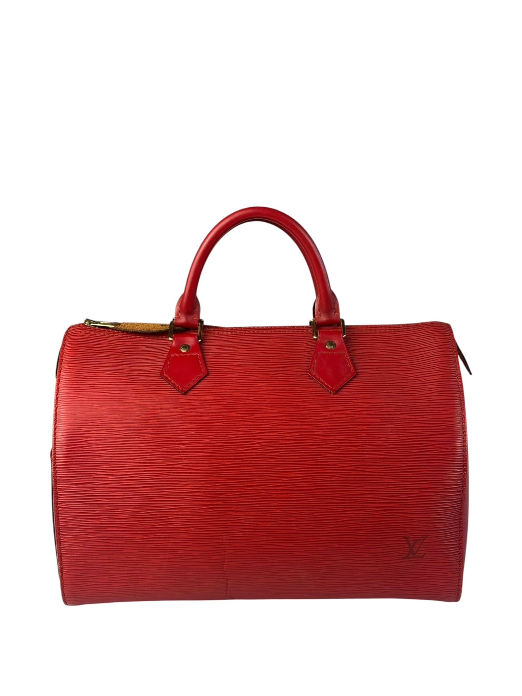 Louis Vuitton Red Epi Leather Speedy 30