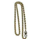 Christian Dior Vintage Classic Gold Twist Rope Chain
