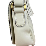 Gucci Limited Edition White Leather Marrakech Satchel Shoulder Bag