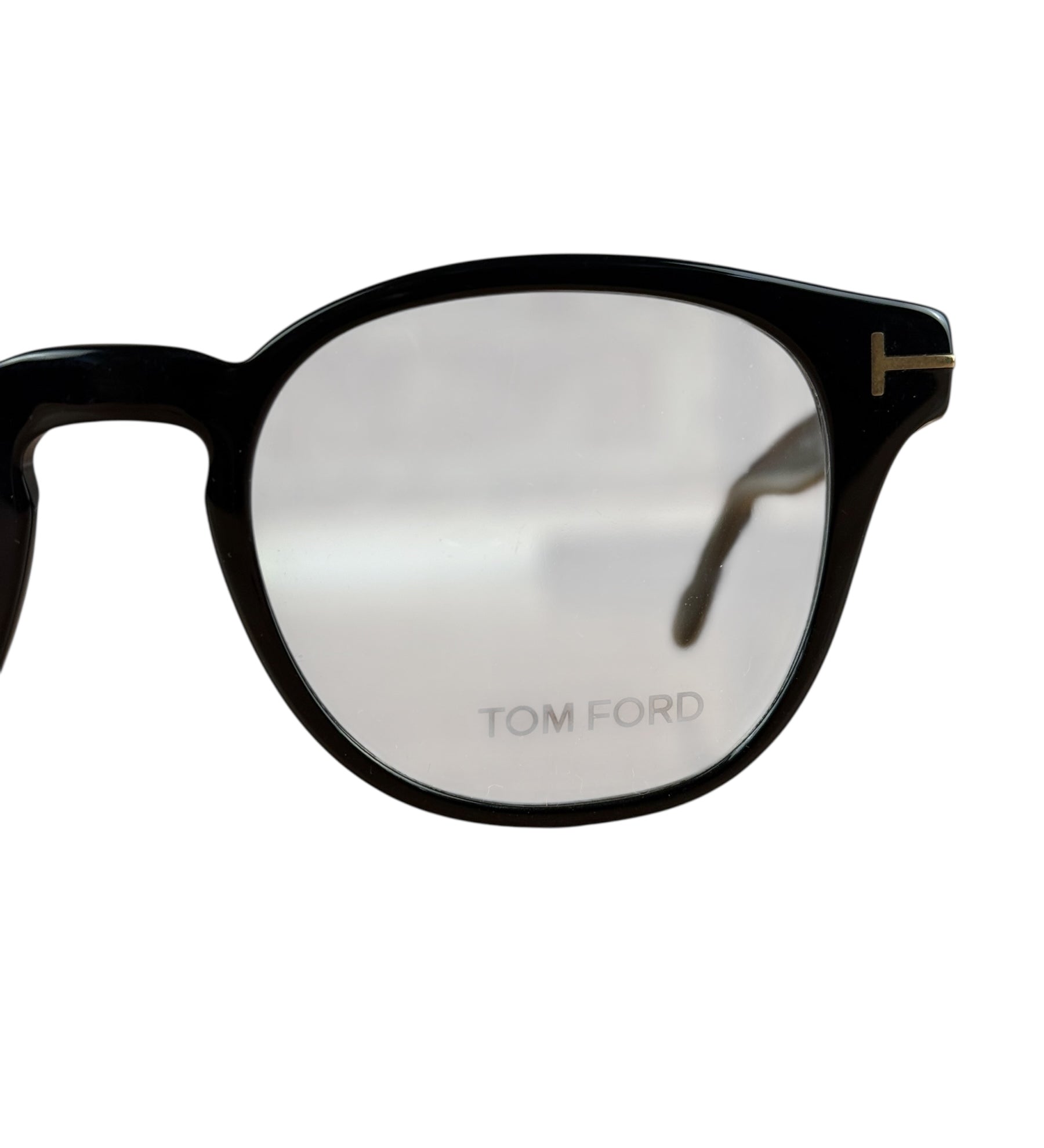 Tom Ford Black Round Eyeglasses