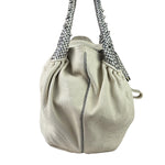 Fendi Vintage White Nappa Leather Spy Shoulder Bag