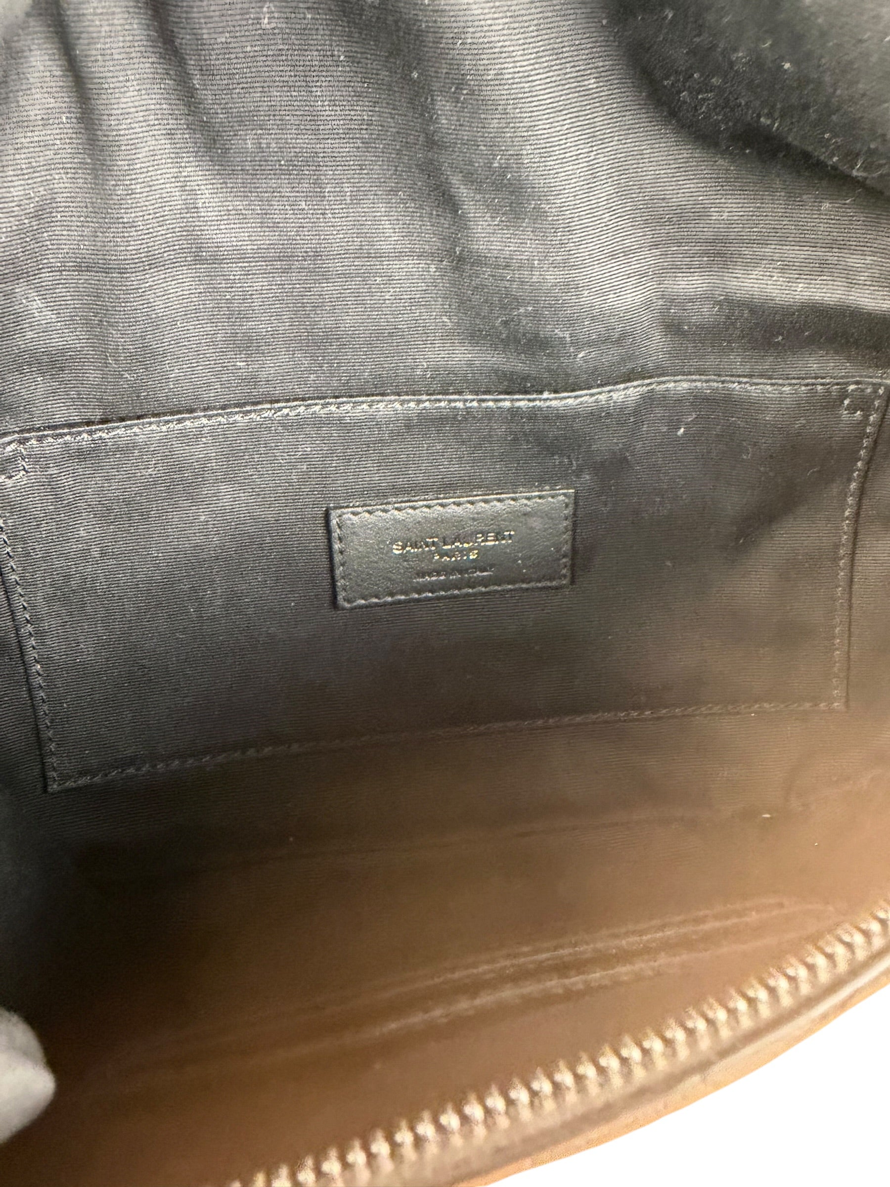 Saint Laurent Crocodile Embossed Marsupio Belt Bag