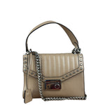 Prada Studded Glace Calf Cross Body