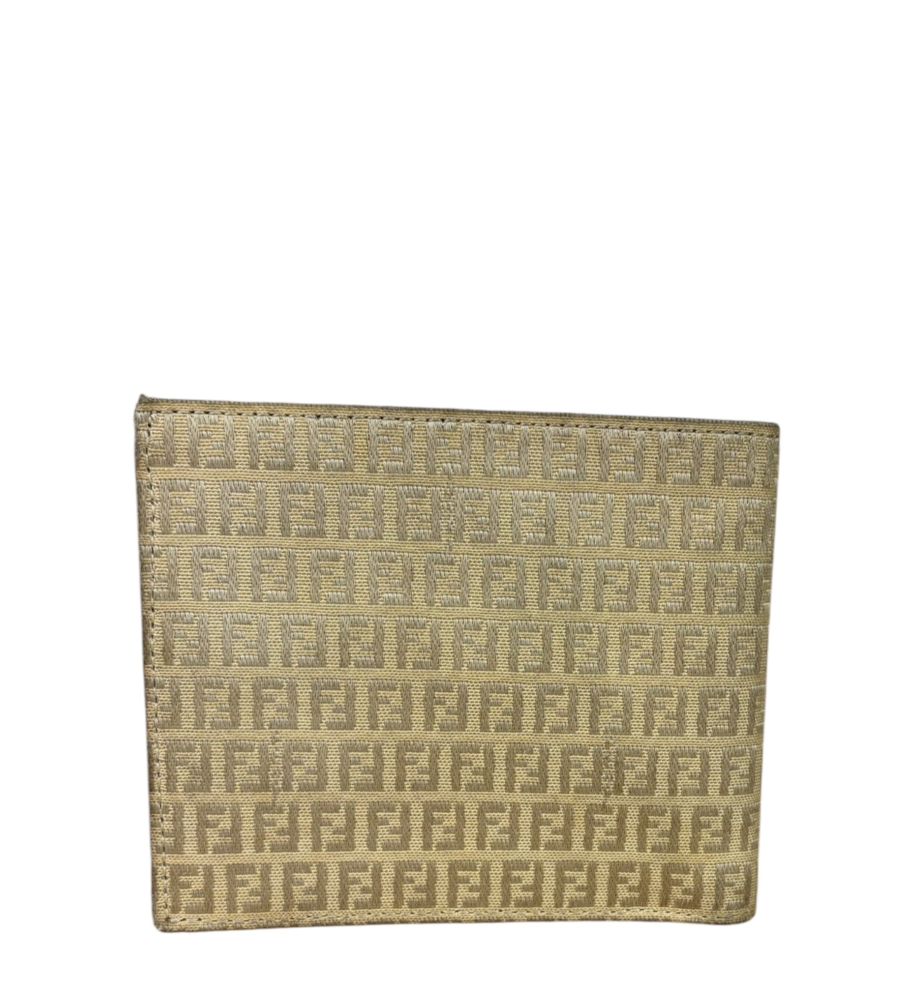 Fendi Beige/Brown Zucca Bi-Fold Wallet