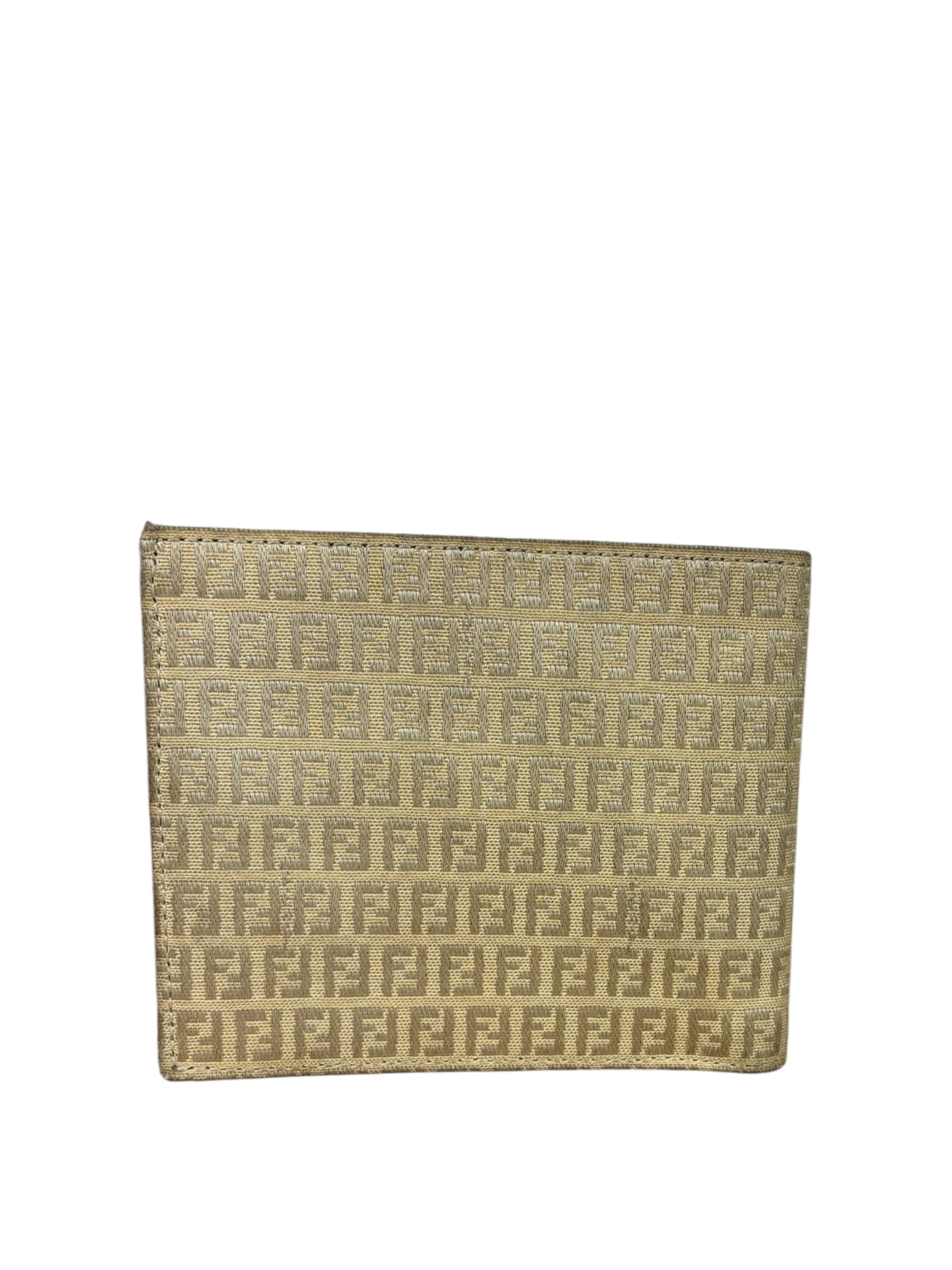 Fendi Beige/Brown Zucca Bi-Fold Wallet