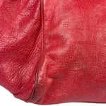 Balenciaga Red Leather Le City Tote