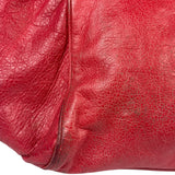 Balenciaga Red Leather Le City Tote