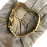 Gucci Vintage 9200L/M Gold Dial/Plated Bezel Watch