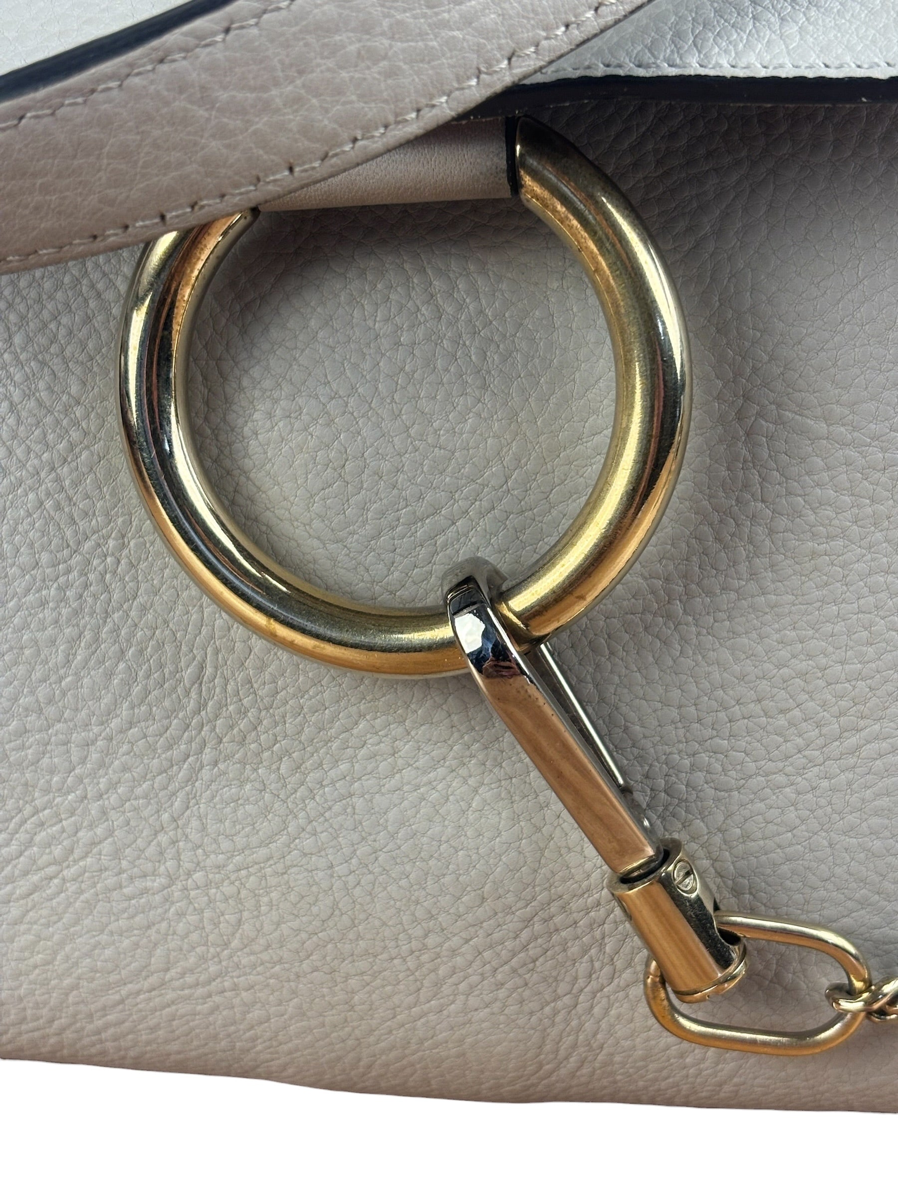 Chloe Off-White Faye Day Medium Shoulder Bag