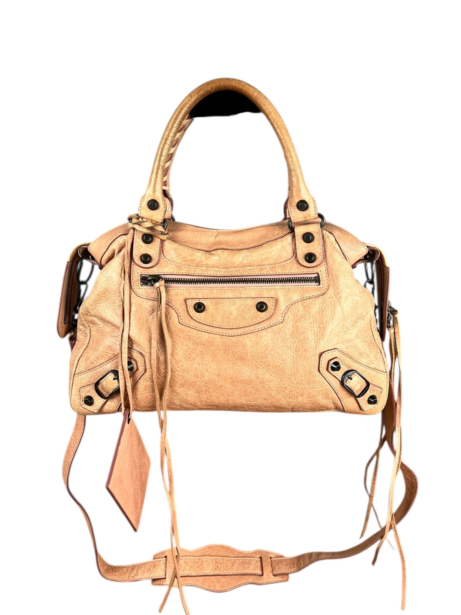 Balenciaga Classic Leather City Bag Light Salmon