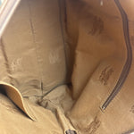Burberry Vintage House Haymarket Check Dome Satchel Handbag