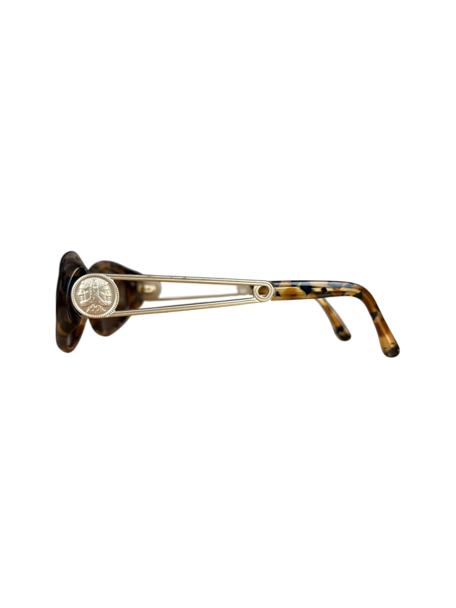 Fendi Tortoise & Gold Sunglasses