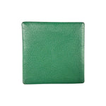 Hermes Green Leather Zoulou Coin Purse