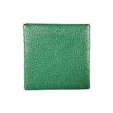 Hermes Green Leather Zoulou Coin Purse