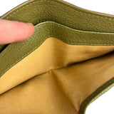 Bottega Veneta Intercciato Green Wallet