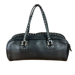 Fendi Vintage Leather Selleria Stitch Handbag