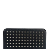 Saint Laurent Black Studded Long Wallet