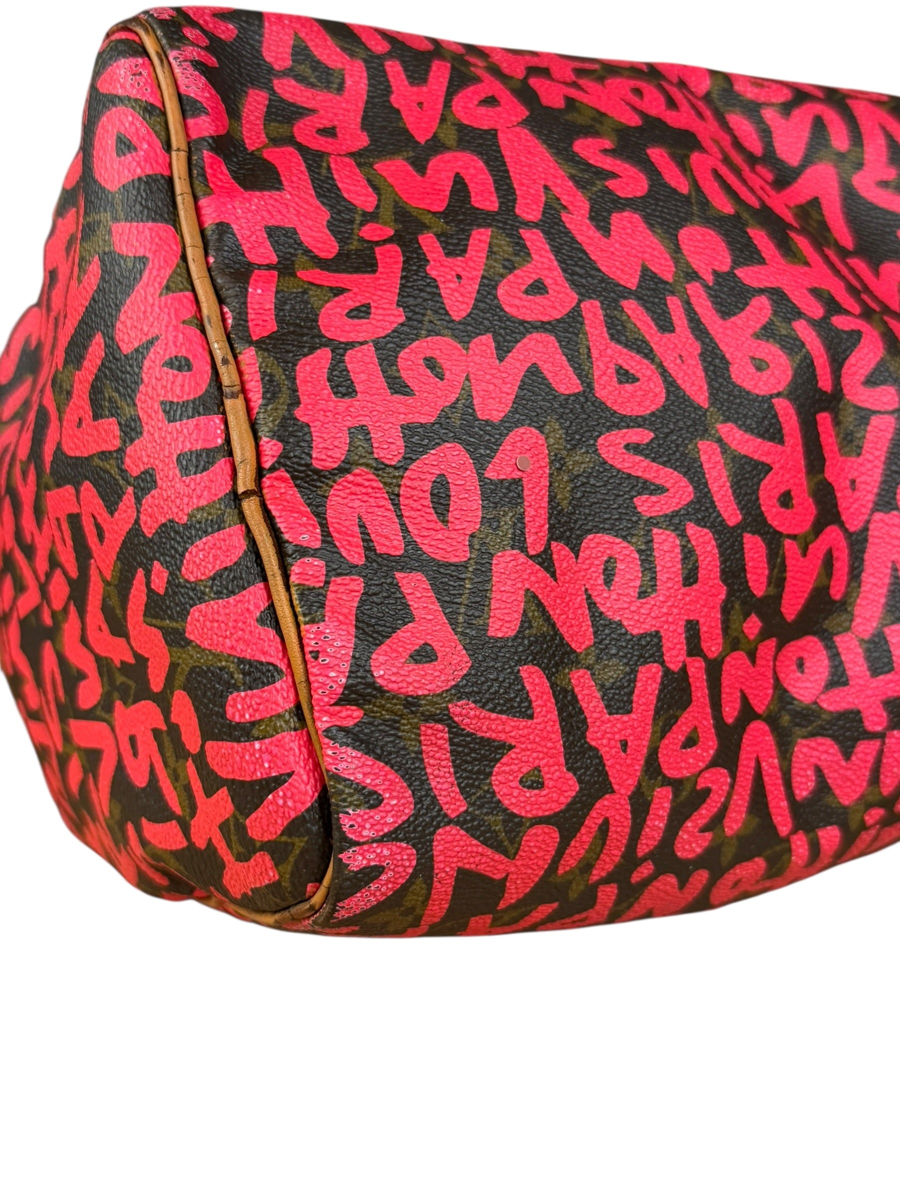 Louis Vuitton x Stephen Sprouse Graffiti Speedy 30 Pink