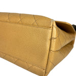 Chanel Beige Calfskin Kelly Top Handle Bag 2001